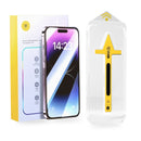 ShieldPro - Película de Vidro Com Cobertura Total e Tecnologia de Auto Aplicação Sem Bolhas