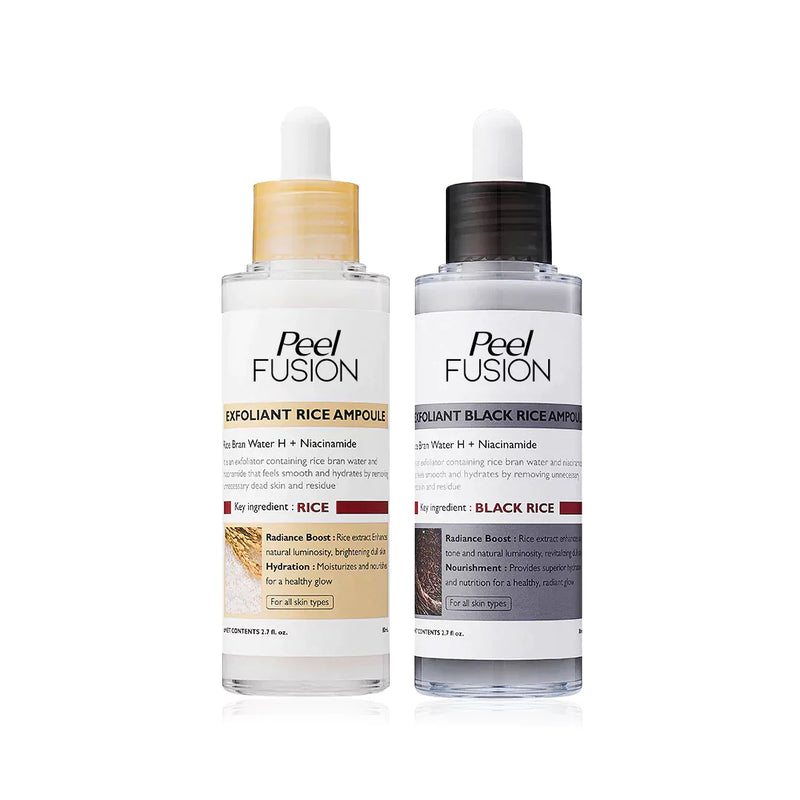 PeelFusion – Kit Esfoliante Coreano 2 em 1 Que Desobstrui Poros e Uniformiza a Pele Sem Irritar