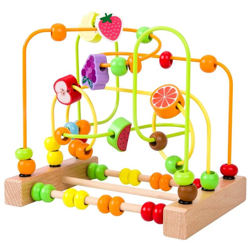 Ábaco de Madeira Educativo Montessori Matemática